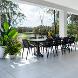 Roma Bergen - 11pce (280x100) - Outdoor Dining Set