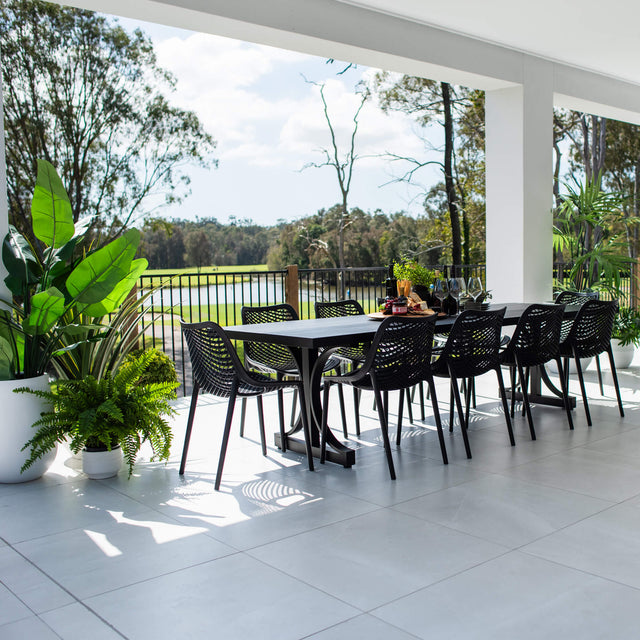 Roma Bergen - 11pce (280x100) - Outdoor Dining Set