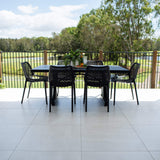 Roma Bergen - 7pce (180x100) - Outdoor Dining Set