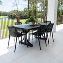 Roma Bergen - 7pce (180x100) - Outdoor Dining Set