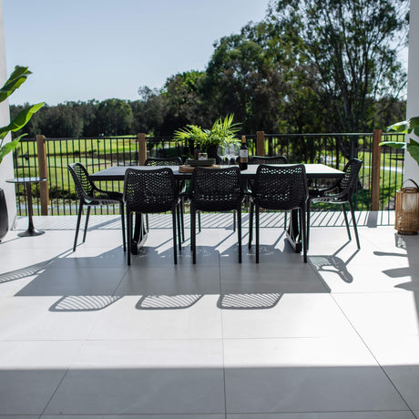 Roma Bergen - 9pce (220x100) - Outdoor Dining Set