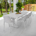 Roma Bergen - 9pce (220x100) - Outdoor Dining Set