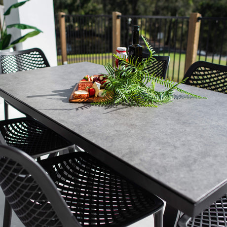 Roma Chester Moon - 7pce (150x80) - Outdoor Dining Set