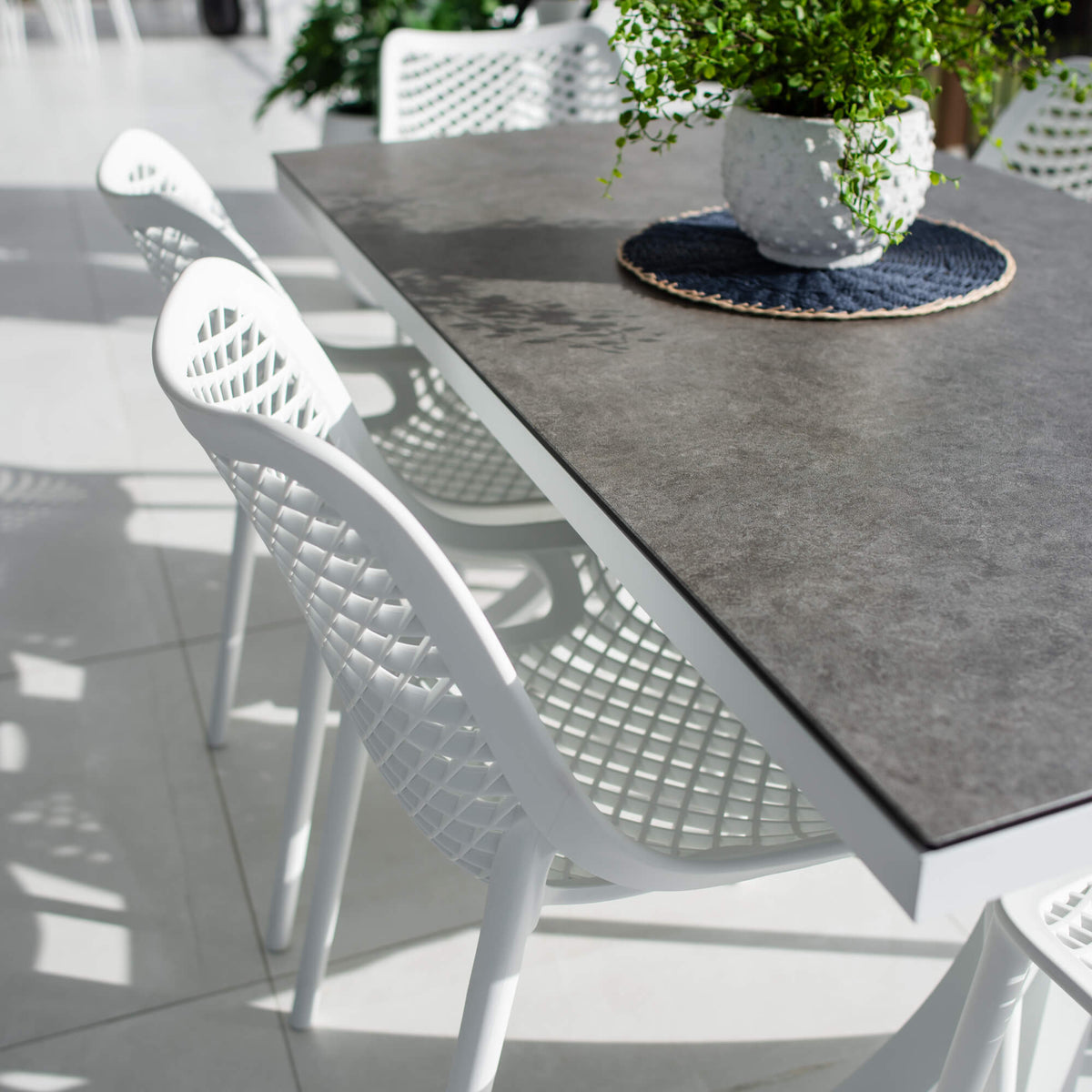 Roma Chester Moon - 7pce (150x80) - Outdoor Dining Set