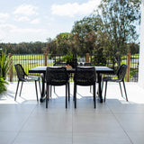 Roma Chester Moon - 7pce (180x100) - Outdoor Dining Set