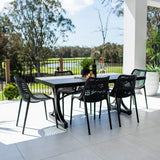 Roma Chester Moon - 7pce (180x100) - Outdoor Dining Set