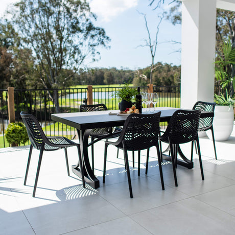 Roma Chester Moon - 7pce (180x100) - Outdoor Dining Set