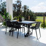 Roma Chester Moon - 7pce (180x100) - Outdoor Dining Set