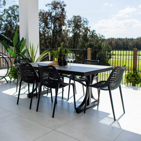 Roma Chester Moon - 7pce (180x100) - Outdoor Dining Set