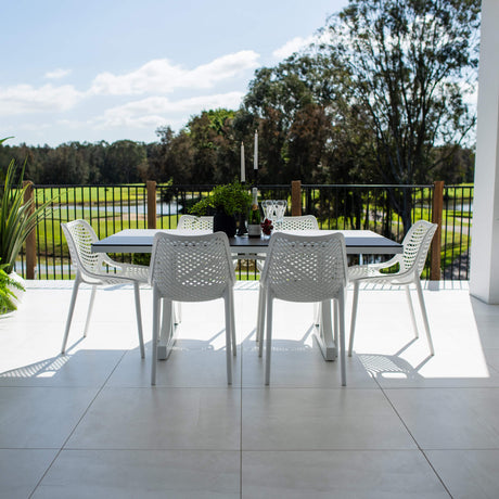 Roma Chester Moon - 7pce (180x100) - Outdoor Dining Set