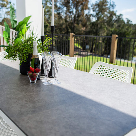 Roma Chester Moon - 7pce (180x100) - Outdoor Dining Set