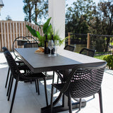 Roma Chester Moon - 7pce (180x100) - Outdoor Dining Set