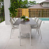 Roma Chester Moon - 9pce (215x100) - Outdoor Dining Set