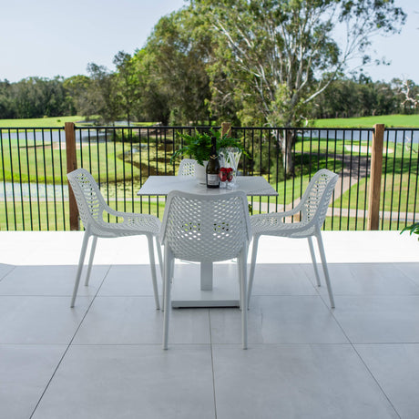 Roma Lennox - 5pce (80x80) - Outdoor Dining Set