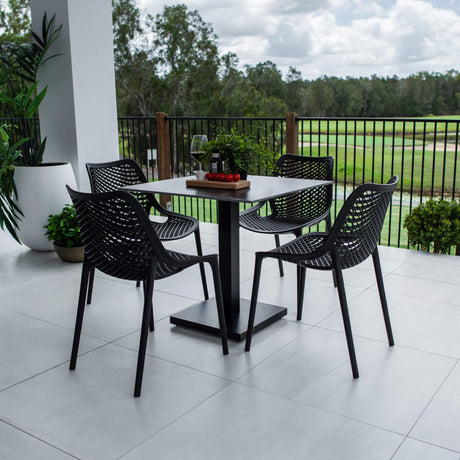 Roma Lennox - 5pce (80x80) - Outdoor Dining Set