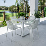 Roma Lennox - 5pce (80x80) - Outdoor Dining Set