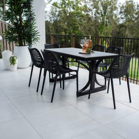 Roma Malibu - 7pce (150x80) - Outdoor Dining Set