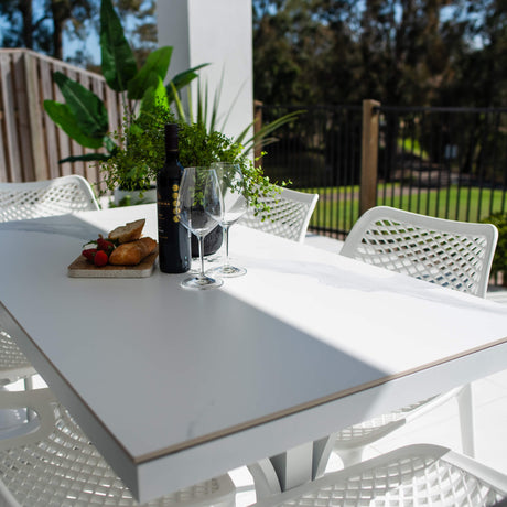 Roma Malibu - 7pce (150x80) - Outdoor Dining Set