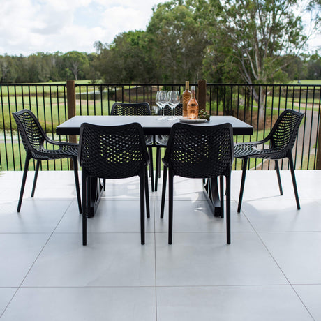 Roma Malibu - 7pce (150x80) - Outdoor Dining Set