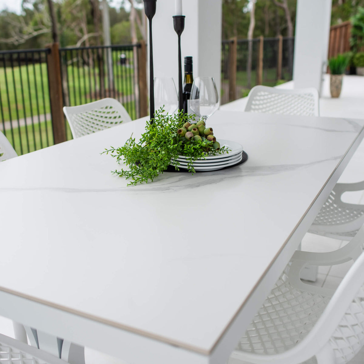Roma Malibu - 7pce (180x100) - Outdoor Dining Set