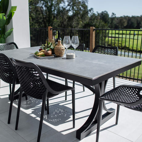 Roma Malibu - 7pce (180x100) - Outdoor Dining Set