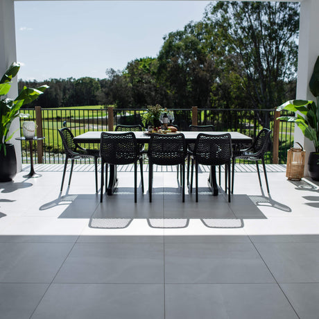 Roma Malibu - 9pce (215x100) - Outdoor Dining Set