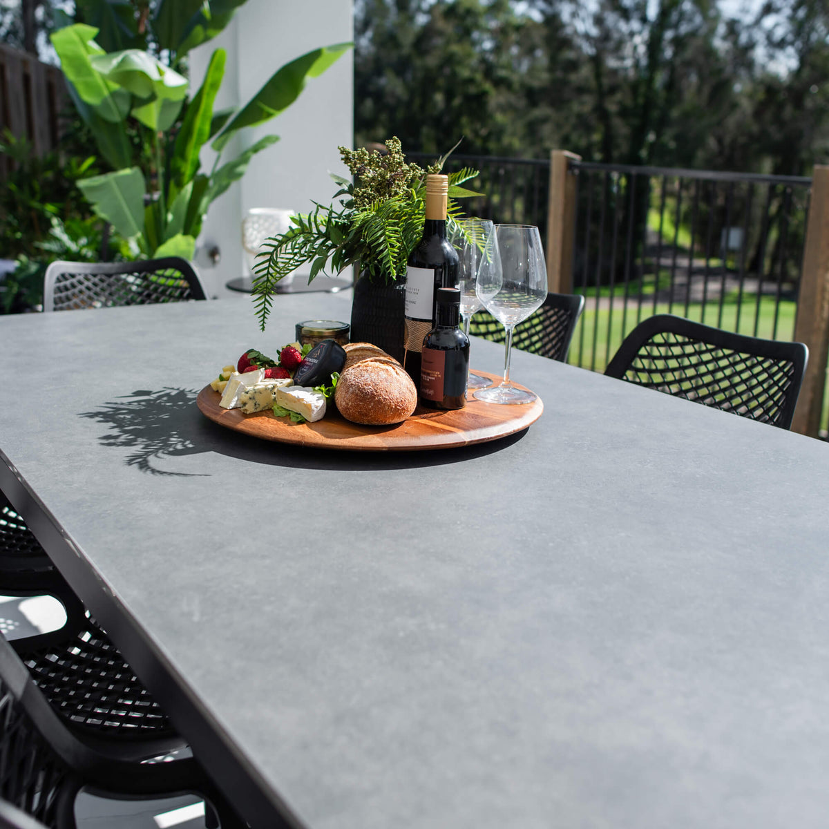 Roma Malibu - 9pce (215x100) - Outdoor Dining Set