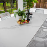 Roma Malibu - 9pce (215x100) - Outdoor Dining Set