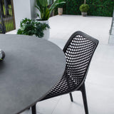 Roma Malibu Round - 5pce (120x120) - Outdoor Dining Set