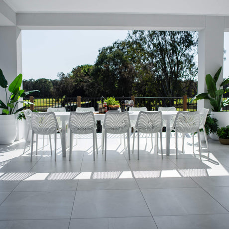 Roma Nara Extension - 13pce (320x106) - Outdoor Dining Set