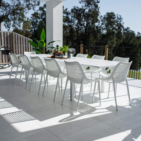 Roma Nara Extension - 13pce (320x106) - Outdoor Dining Set
