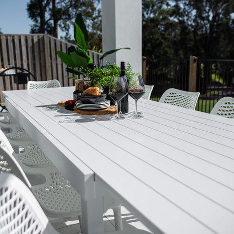 Roma Nara Extension - 13pce (320x106) - Outdoor Dining Set