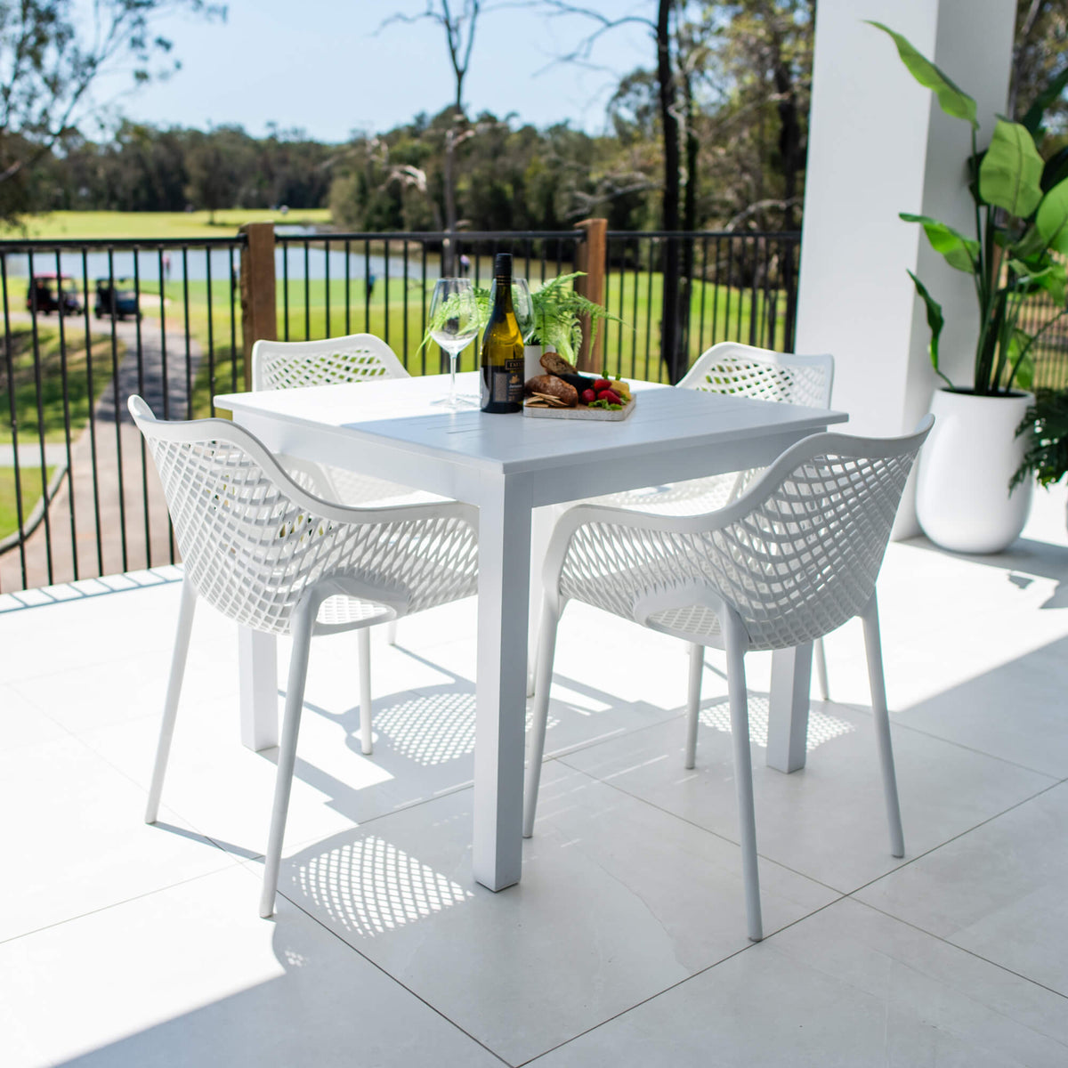 Roma XL Aria - 5pce (90x90) - Outdoor Dining Set