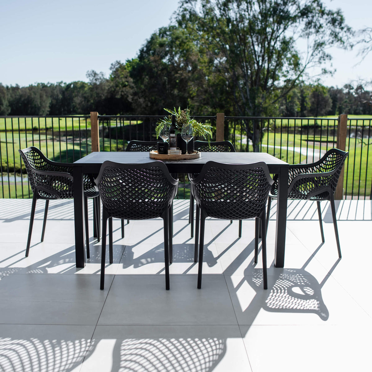 Roma XL Aria - 7pce (150x80) - Outdoor Dining Set
