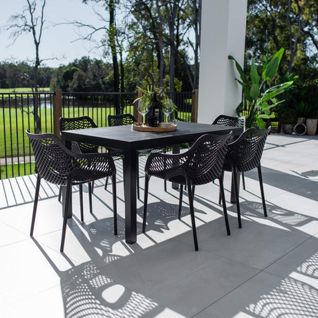 Roma XL Aria - 7pce (150x80) - Outdoor Dining Set