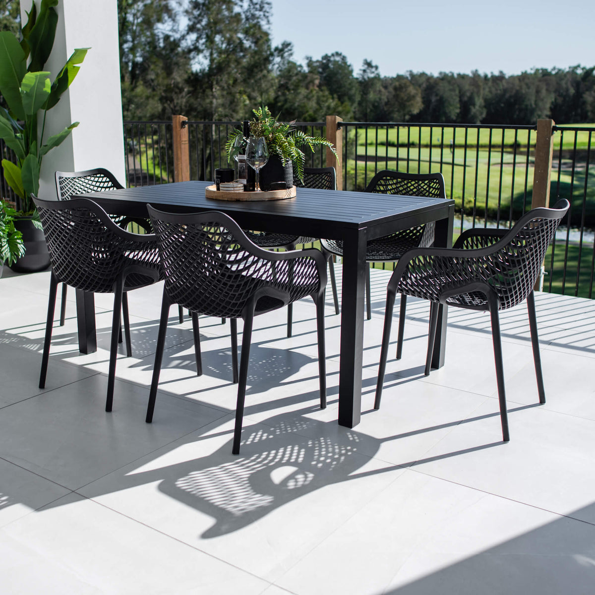 Roma XL Aria - 7pce (150x80) - Outdoor Dining Set
