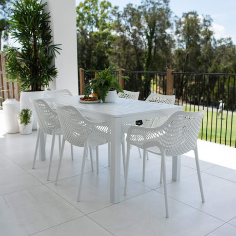 Roma XL Aria - 7pce (150x80) - Outdoor Dining Set