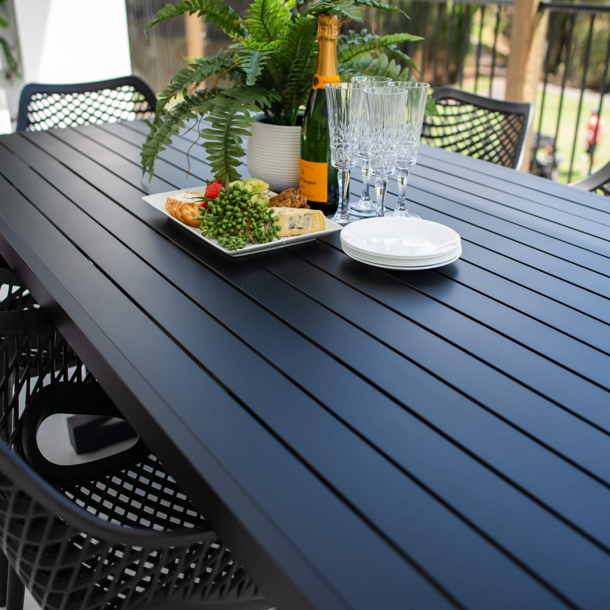 Roma XL Bergen - 7pce (180x100) - Outdoor Dining Set
