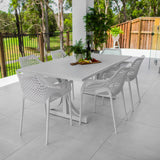 Roma XL Bergen - 7pce (180x100) - Outdoor Dining Set