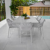 Roma XL Bergen - 9pce (220x100) - Outdoor Dining Set
