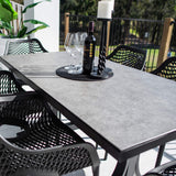 Roma XL Chester Moon - 7pce (150x80) - Outdoor Dining Set