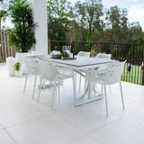 Roma XL Chester Moon - 7pce (180x100) - Outdoor Dining Set