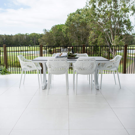 Roma XL Chester Moon - 7pce (180x100) - Outdoor Dining Set