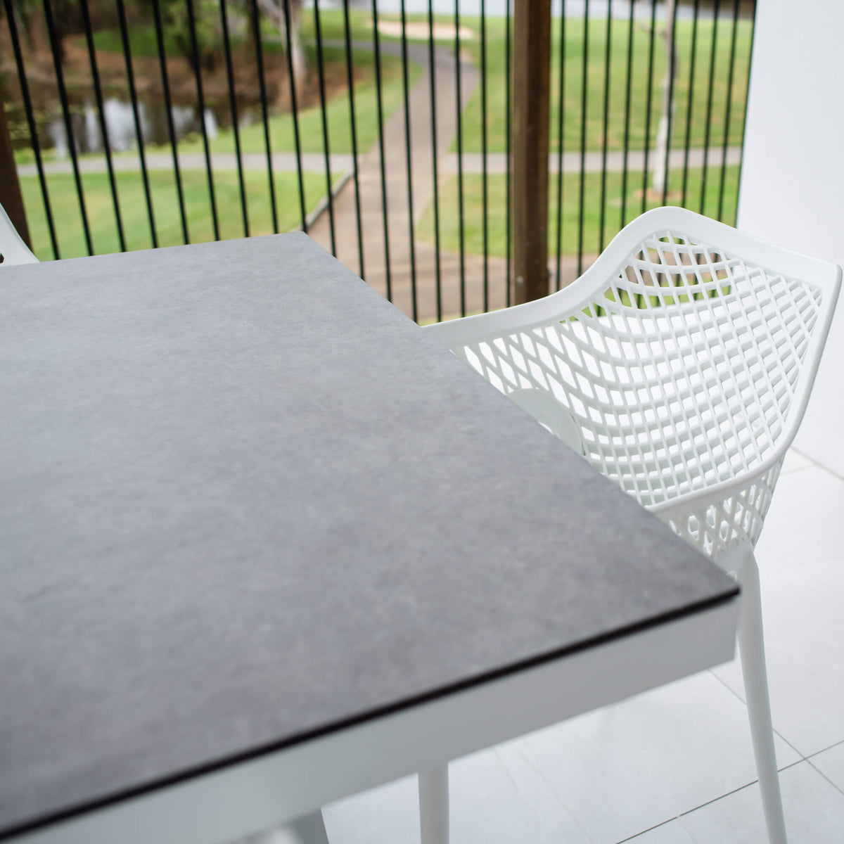 Roma XL Chester Moon - 7pce (180x100) - Outdoor Dining Set