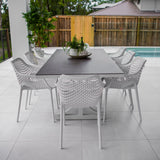 Roma XL Chester Moon - 9pce (215x100) - Outdoor Dining Set