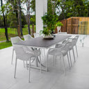 Roma XL Chester Moon - 9pce (215x100) - Outdoor Dining Set