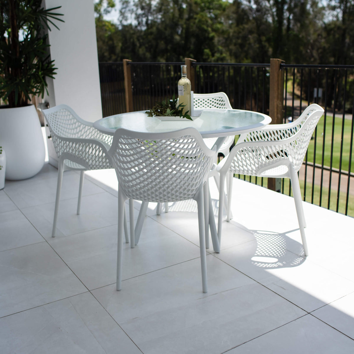 Roma XL Coventry - 5pce (105x105) - Outdoor Dining Set