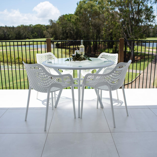 Roma XL Coventry - 5pce (105x105) - Outdoor Dining Set
