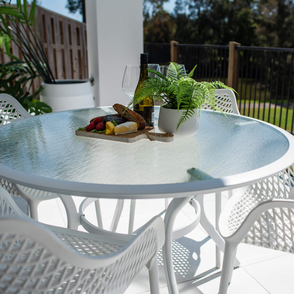 Roma XL Coventry - 5pce (120x120) - Outdoor Dining Set