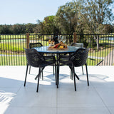 Roma XL Coventry - 5pce (120x120) - Outdoor Dining Set